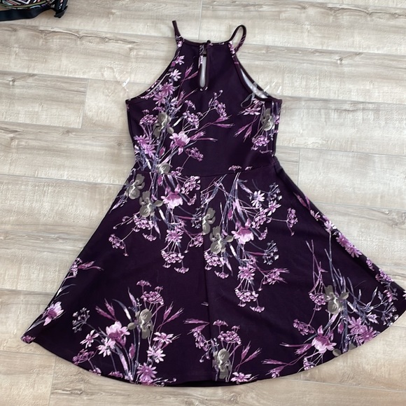 Eclipse size medium swing dress floral - Picture 2 of 4